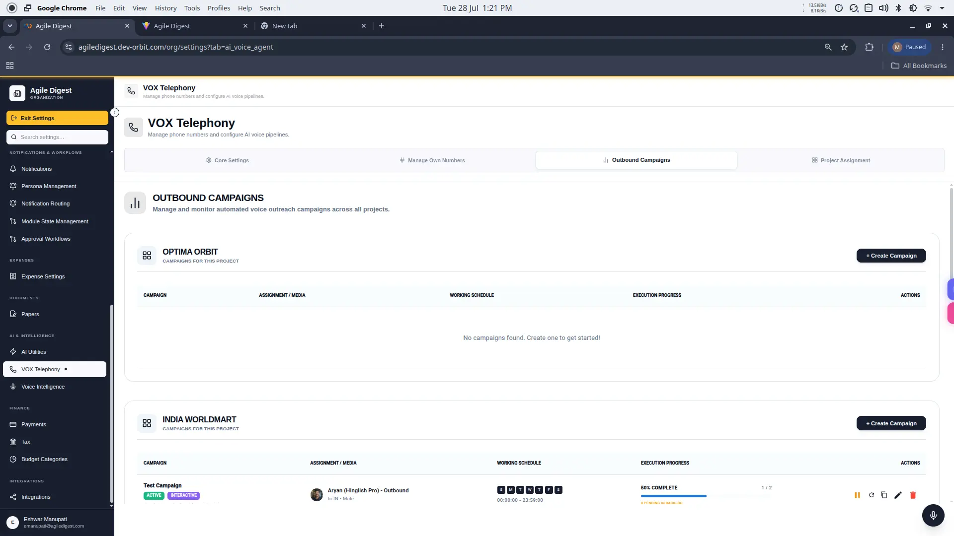 Outbound Campaigns Overview